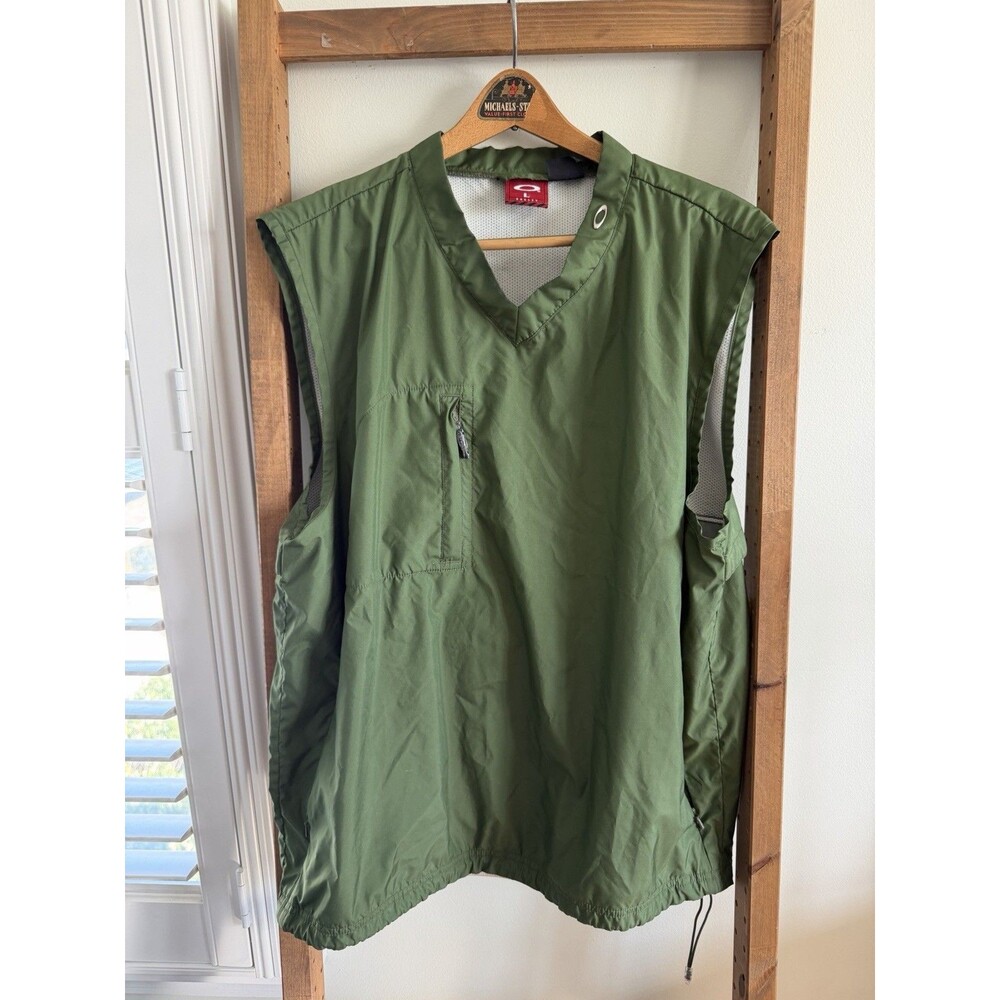 OAKLEY Vintage 1990s Gorpcore Polyester Hype Vest Mini Logo Outdoor Streetwear